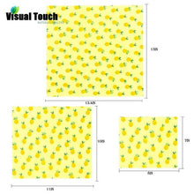 Load image into Gallery viewer, Visual Touch Palm Reusable Beeswax Cloth Wrap Food Fresh Bag Lid Cover Stretch Lid Jungle Party Bees wax wrap