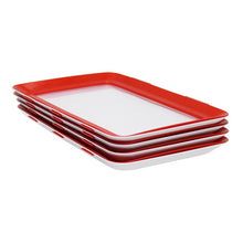 Load image into Gallery viewer, 8PCS Clever Tray Creative Food Preservation Tray Plastic Food Storage Container Set Food Fresh Storage Microwave Cover