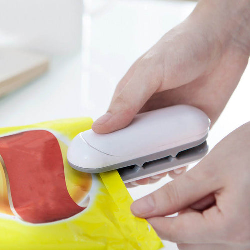 Mini Package Sealing Machines Heat Sealer Vacuum Resealer Snacks Bags Tools Plastic Handy Portable Kitchen Storage 1Pcs