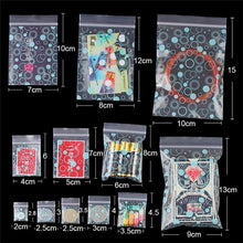 Load image into Gallery viewer, Mini storage bags 100 pcs/set 0.2 mm Thickness Jewelry Ziplock Zip Zipped Lock Reclosable Plastic Poly Clear Bags
