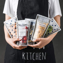 Load image into Gallery viewer, Food Sealing Storage Bag Reusable Refrigerator Fresh Snack Storage Bag Fruit Meat Moisture-Proof Ziplock Kitchen Organizer